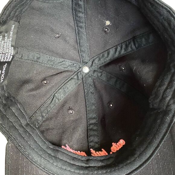 David and Young Cute, But Psycho Embroidered Black Hat Baseball Cap Adjustable - Picture 11 of 13